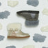 Scarponcini oro effetto laminato con colletto imbottito Le scarpe di Alice, Scarpe Bambini, SKU k271000021, Immagine 0